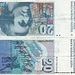 billets de banque SUISSE 20 FRs