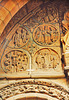 higham ferrers northants, 1260 the design of the tympanum here [like that at croyland abbey] with scenes in roundels is probably taken from the north transept at westminster, now restored away