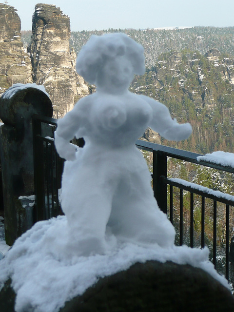 Bastei nach dem ersten Schnee 25.11.2010 Bastei nach dem ersten Schnee 25.11.2010