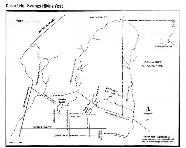 Desert Hot Springs trails map