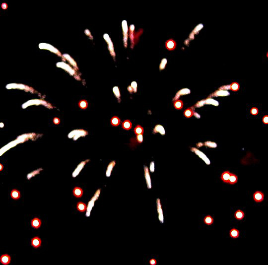 Fireworks at Joker Marchant Stadium