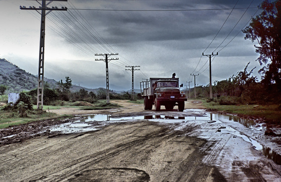 the man on the truck