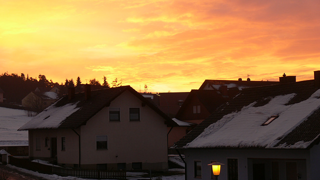 Sonnenaufgang 2011-01-09