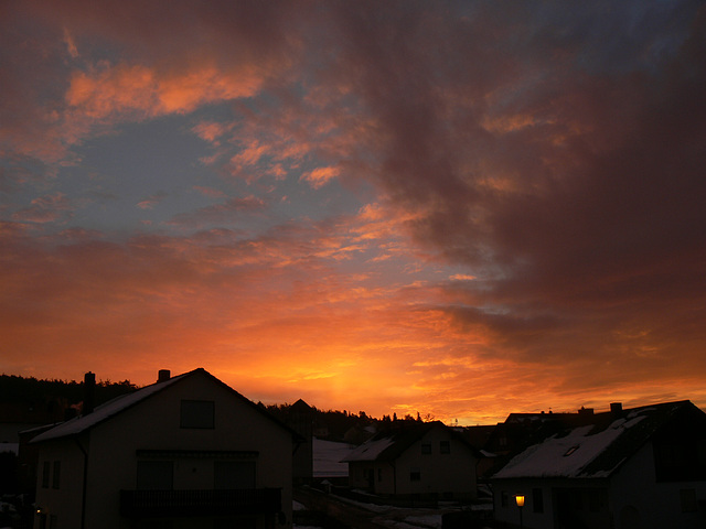 Sonnenaufgang 2011-01-09