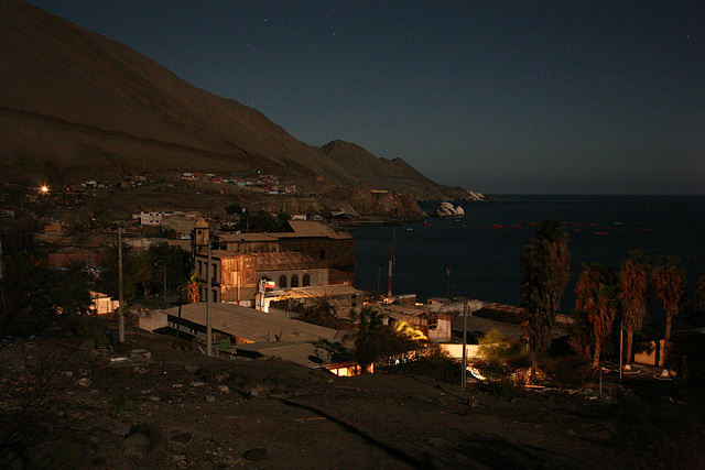 Pisagua by moonlight