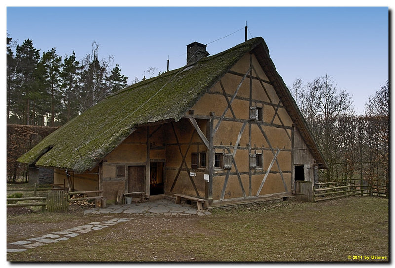 Haus aus Rohren