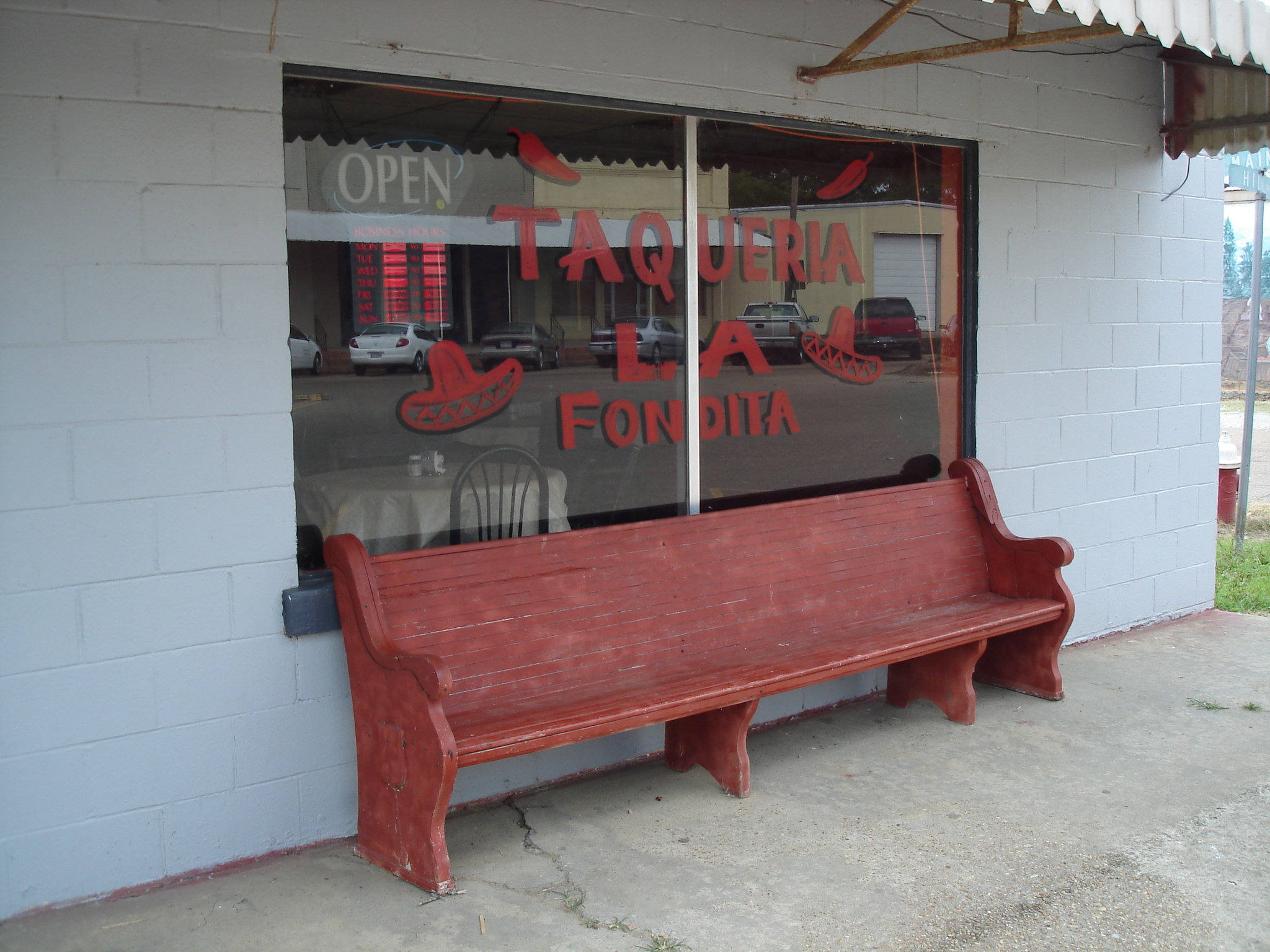 Taqueria la Fondita / Vardaman, Mississippi. USA - 9 juillet 2010.