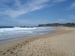 Playa Zipolite, Oaxaca / Mexique / 15 Janvier 2011.