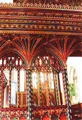 cullompton church ,rood screen