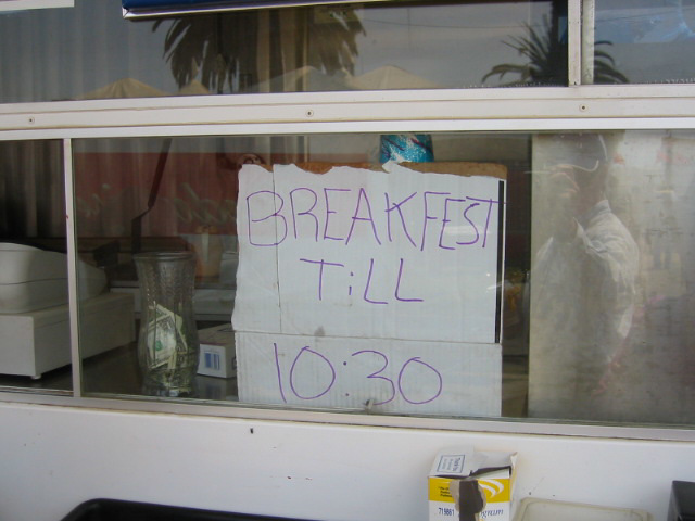 C'mon; It's 'Breakfust'!