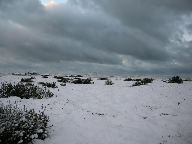 schwere Wolken