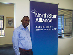Durban, South Africa. En la oficejo de North Star Alliance