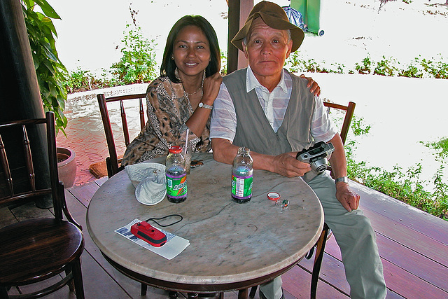 Salama and Akira San in Mueang Boran