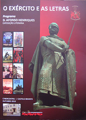 THE ARMY & THE LETTERS, Programme D. Afonso Henriques, Literary Exhibition, catalogue cover (1) THE ARMY & THE LETTERS, Programme D. Afonso Henriques, Literary Exhibition, catalogue cover (1)