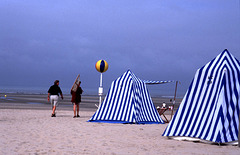 On the beach