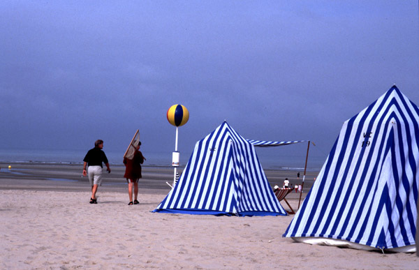 On the beach