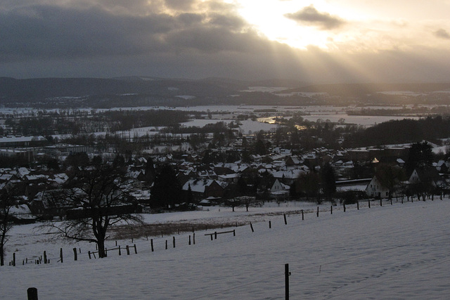 Blick auf die Weser bei Rinteln