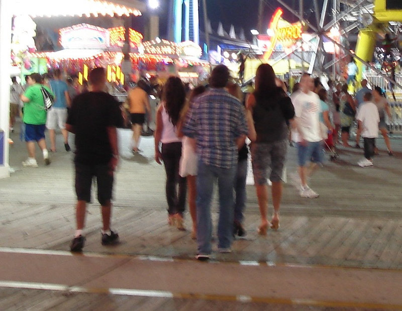 Wildwood, New-Jersey. USA -  18 juillet 2010 - Recadrage