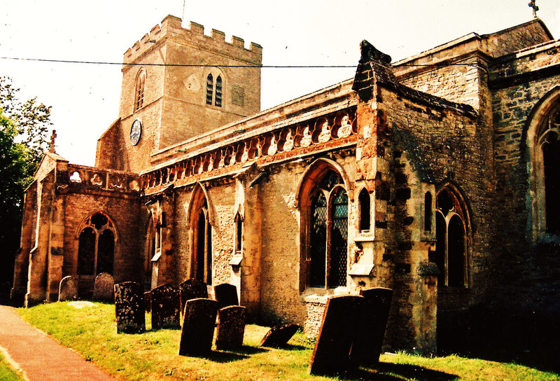 ambrosden 1336 ,tower of 1190 , pargetting 1587