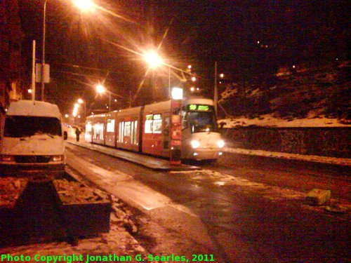 DPP #9151 at Krymska on Night Duty (Service #59), Picture 2, Prague, CZ, 2011