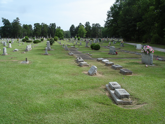 Oddfellows rest cemetery / Mississippi, USA. 9 juillet 2010.