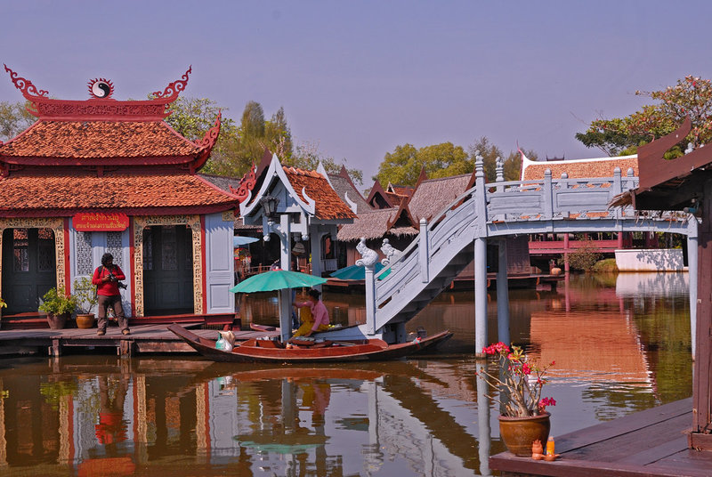 The Floating Market ตลาดน้ำ in Mueang Boran