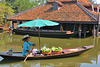 Thai vendor woman selling Mangos มะม่วง