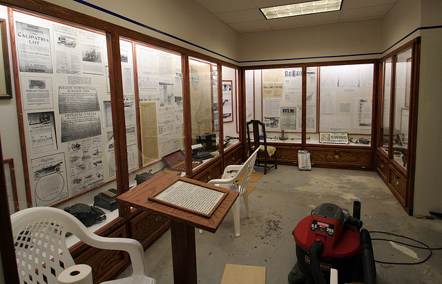 New Exhibit Being Prepared (8369)