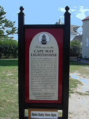 Cape May lighthouse / Le phare de Cape May, New-Jersey. USA / 19 juillet 2010