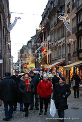 rue de la capitale de Noël