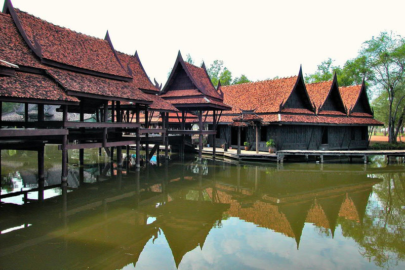 The Floating Market ตลาดน้ำ in Mueang Boran