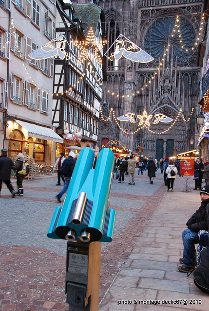 Markus à Strasbourg pour Noël....