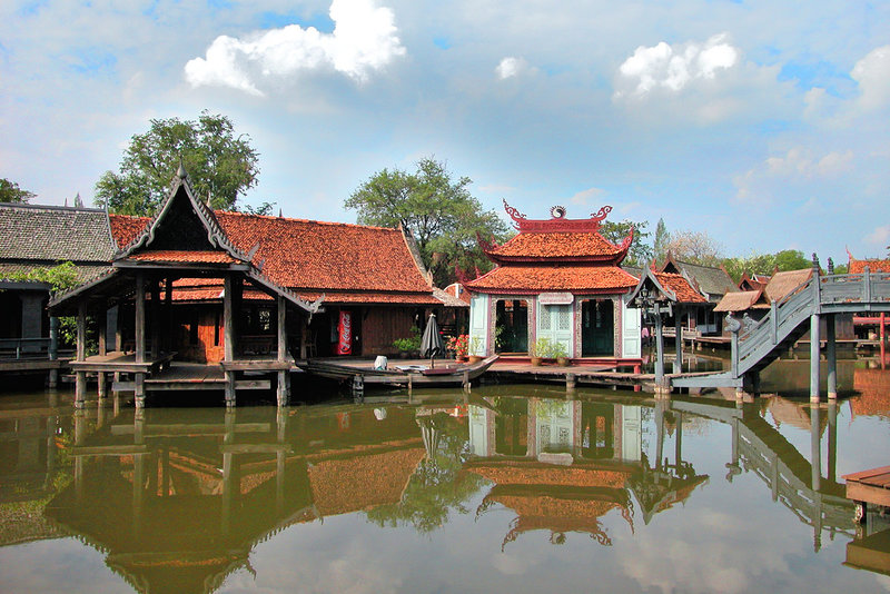 The Floating Market ตลาดน้ำ in Mueang Boran