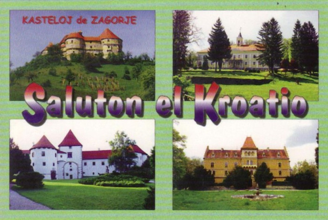 Kroatio - Kasteloj de Zagorje -