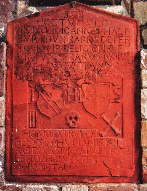 dryburgh abbey, haliburton tomb