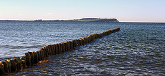 Blick zur Insel Hiddensee