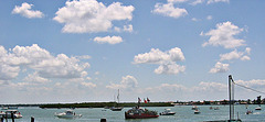 Pirate ships ... waiting... in the harbor ...