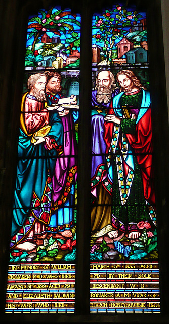 evesham st.l. 1864 evangelists by gibbs