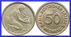 Allemagne de l'Ouest 50 Pfennig 1949