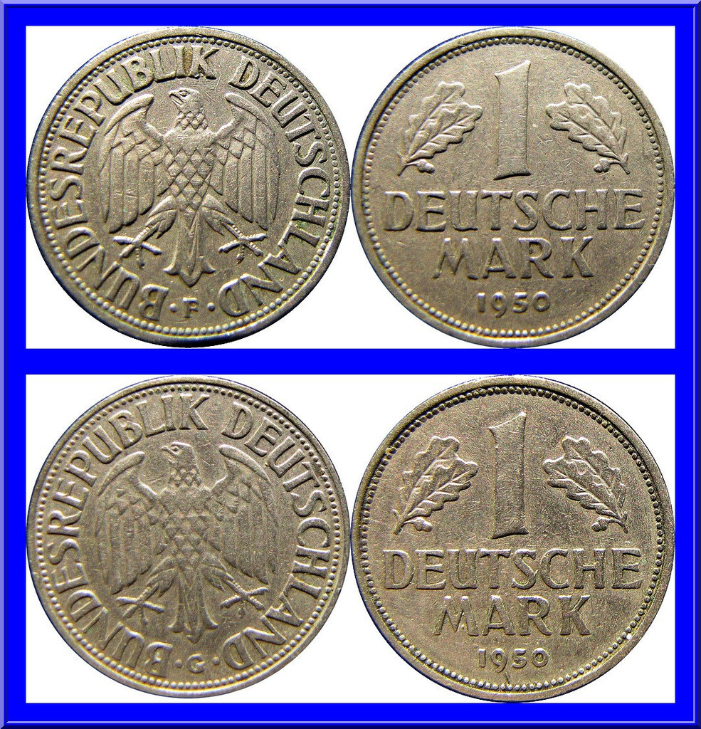 Allemagne de l'Ouest  1 Mark 1950