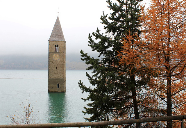 Die Kirche im Reschen(stau)see