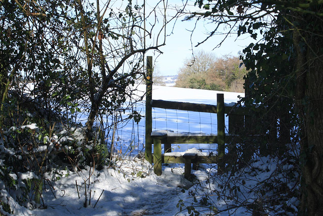 snowy stile