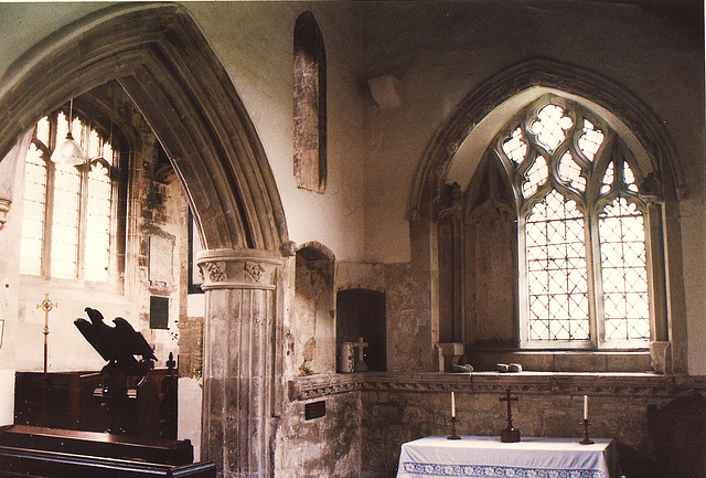 north marston church, bucks c14 chapel of local st john schorne +1314, translated to windsor 1481