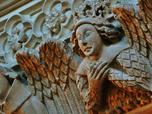 ewelme 1475 crowned angel