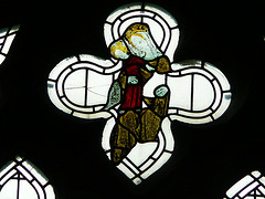 cliffe church, c14 glass