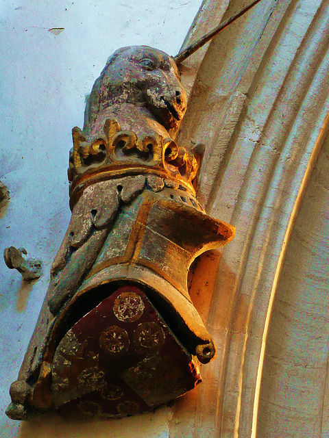 ewelme 1437 chaucer-roet arms