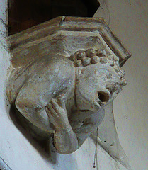 ewelme 1432 roof corbel