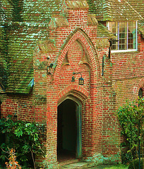 ewelme 1437 almshouse porch