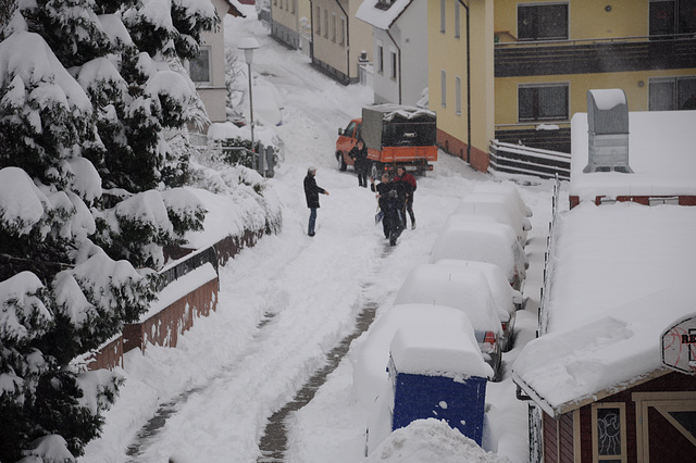 Schnee räumen