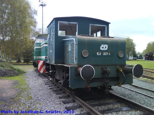 CD #103001-4 in the CD Muzeum, Luzna u Rakovnika, Bohemia (CZ), 2010